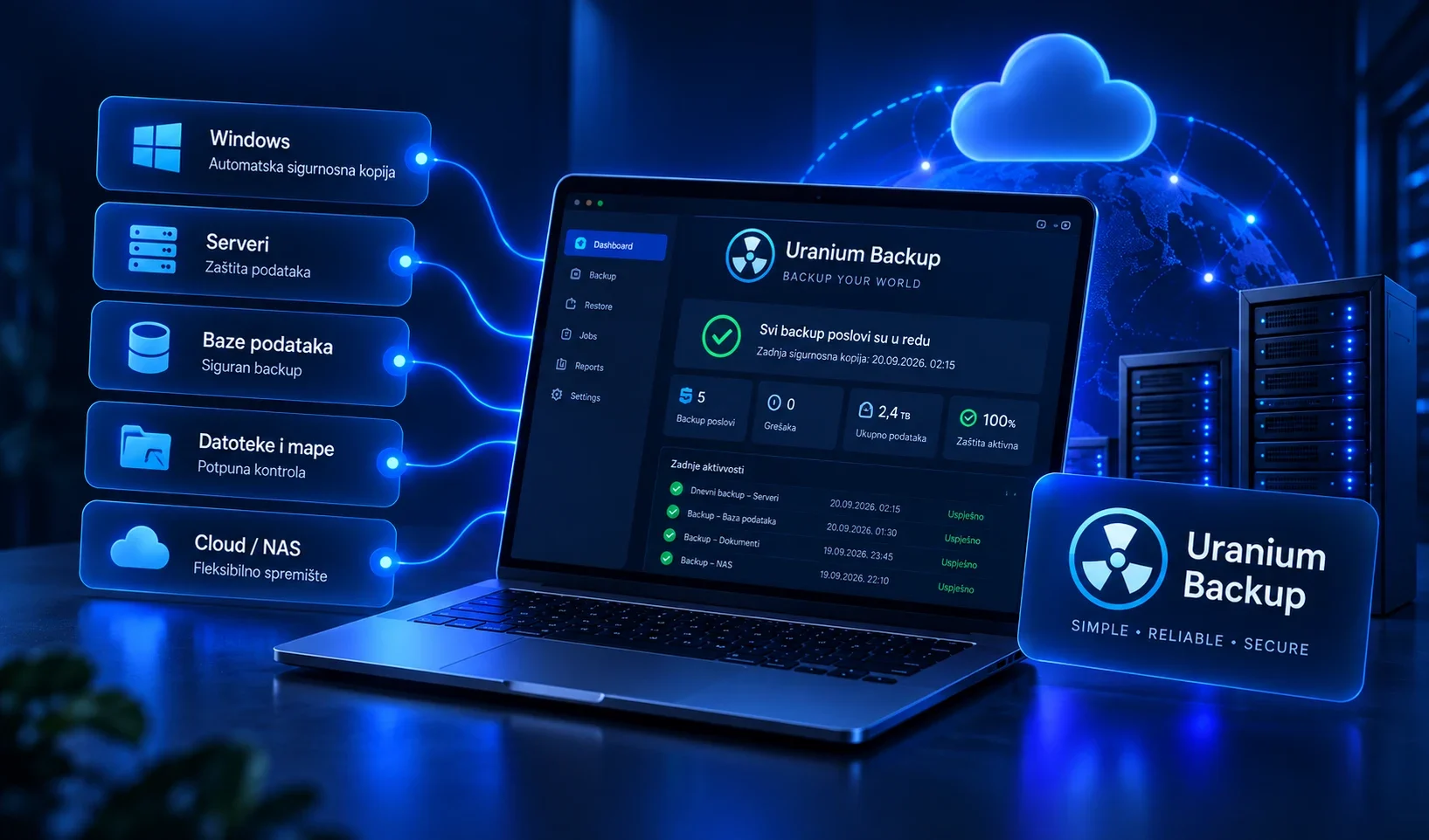 Uranium Backup zaštita poslovnih podataka
